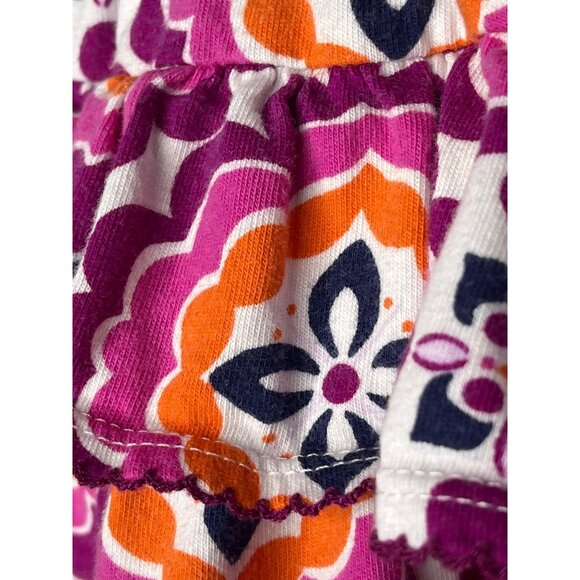 Gymboree Baby Girls Tiered Ruffle Skort 12-18M Boho Purple Pink - Picture 7 of 13
